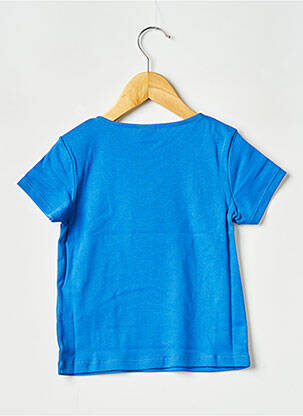 T-shirt col rond bleu PETIT BATEAU fille