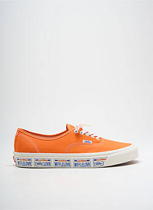 Baskets orange VANS homme