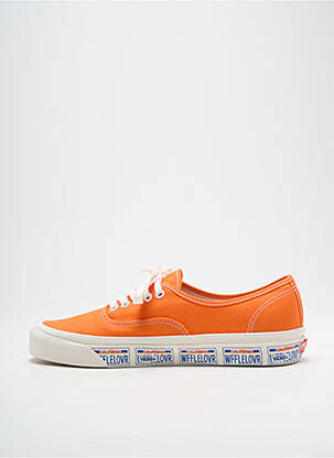 Baskets orange VANS homme