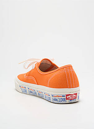 Baskets orange VANS homme