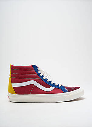 Baskets rouge VANS pour homme