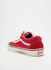 Baskets rouge VANS pour homme seconde vue