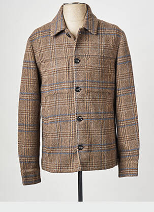 Manteau court gris LES DEUX pour homme