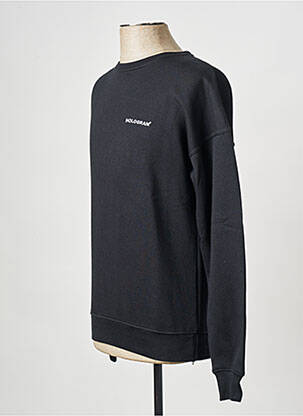 Sweat-shirt noir HOLOGRAM homme