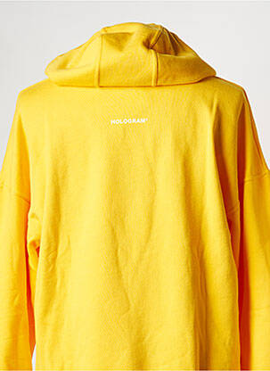 Sweat-shirt jaune HOLOGRAM homme