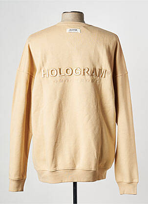 Sweat-shirt beige HOLOGRAM homme