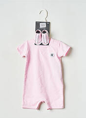 Combishort rose CONVERSE pour fille seconde vue