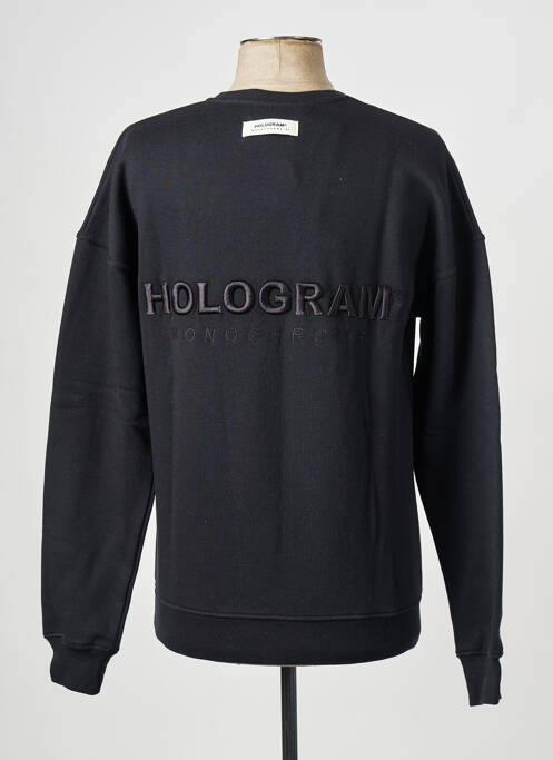 Sweat-shirt noir HOLOGRAM pour homme