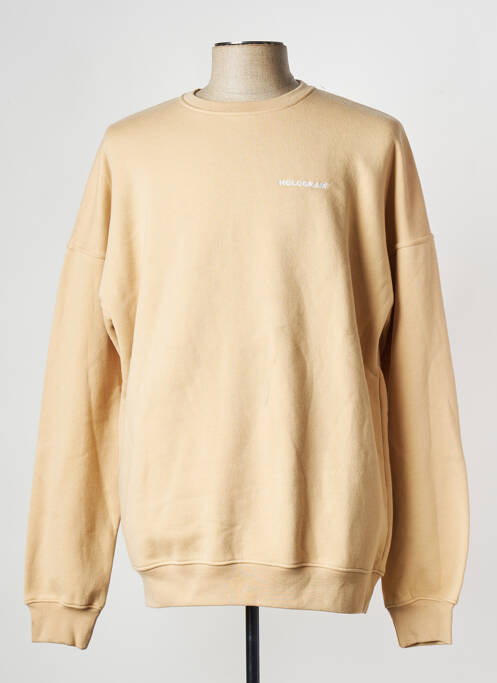 Sweat-shirt beige HOLOGRAM pour homme