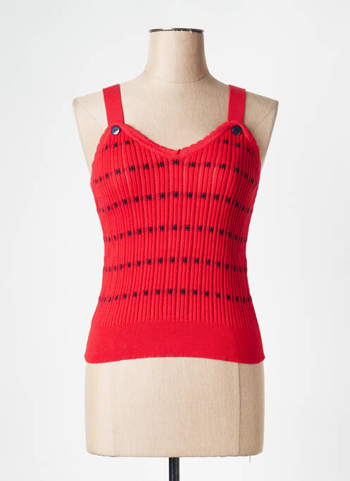 Débardeur rouge LA PETITE FRANCAISE pour femme