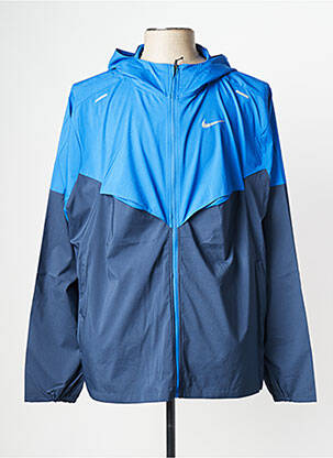 Coupe-vent col col montant bleu NIKE homme
