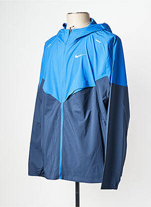 Coupe-vent col col montant bleu NIKE homme