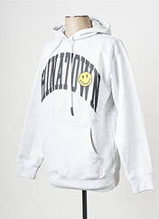 Sweat-shirt gris CHINATOWN MARKET pour homme seconde vue
