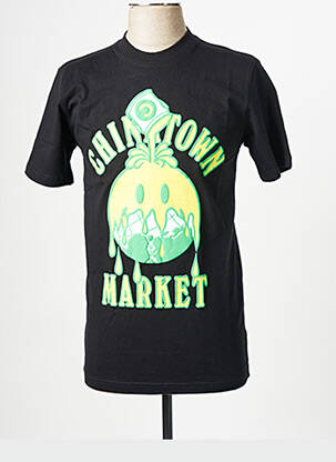 T-shirt noir CHINATOWN MARKET pour homme