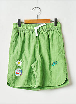 Short vert NIKE garçon