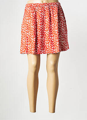 Mini-jupe orange BIZANCE femme