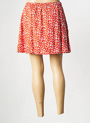 Mini-jupe orange BIZANCE femme