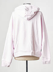 Sweat-shirt à capuche rose ADIDAS pour femme seconde vue