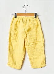 Pantalon droit jaune PETIT BATEAU pour fille seconde vue