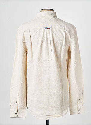 Chemise manches longues beige TOMMY HILFIGER homme