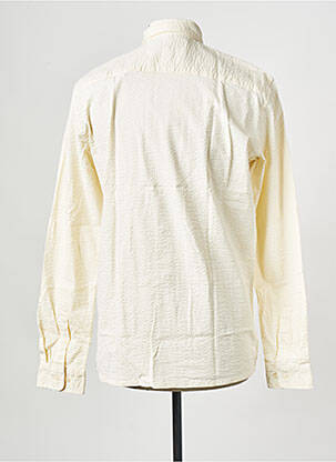 Chemise manches longues beige MINIMUM homme