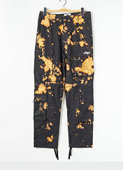 Pantalon cargo noir HUMAN WITH ATTITUDE pour homme seconde vue