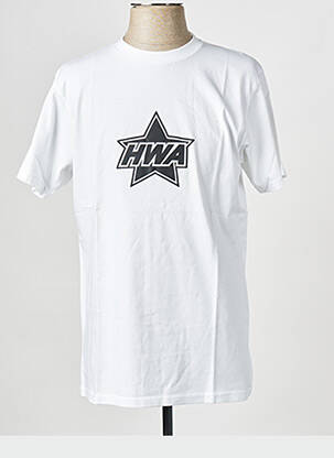 T-shirt blanc HUMAN WITH ATTITUDE homme
