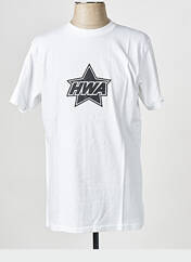 T-shirt blanc HUMAN WITH ATTITUDE pour homme seconde vue