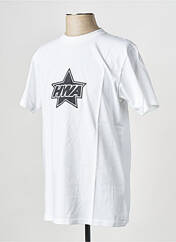 T-shirt blanc HUMAN WITH ATTITUDE pour homme seconde vue