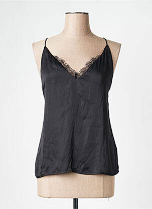 Débardeur noir SEE U SOON pour femme