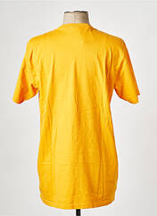 T-shirt orange HUMAN WITH ATTITUDE pour homme seconde vue