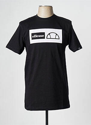 T-shirt col rond noir ELLESSE homme