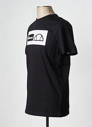 T-shirt col rond noir ELLESSE homme