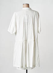 Robe courte blanc ICHI pour femme seconde vue