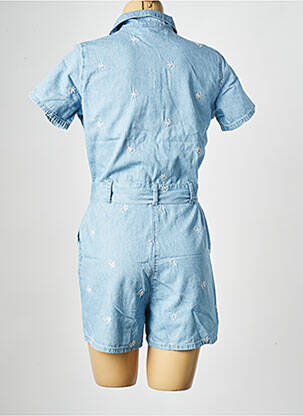 Combishort bleu OBJECT femme