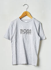 T-shirt gris HUGO BOSS pour garçon seconde vue