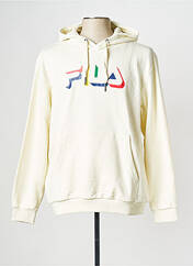 Sweat-shirt à capuche beige FILA pour homme seconde vue