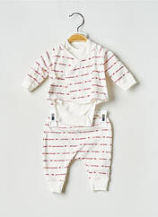 Ensemble pantalon blanc PETIT BATEAU pour enfant seconde vue
