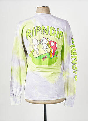 T-shirt jaune RIPNDIP homme