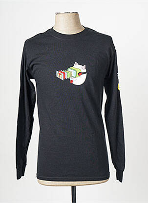 T-shirt noir RIPNDIP homme