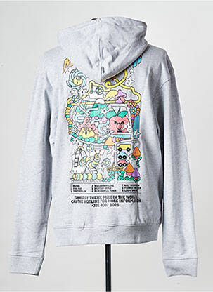 Sweat-shirt gris RAVE homme