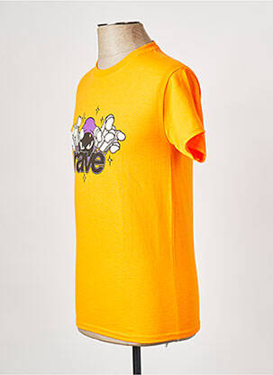 T-shirt orange RAVE homme