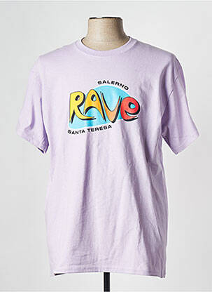 T-shirt violet RAVE pour homme