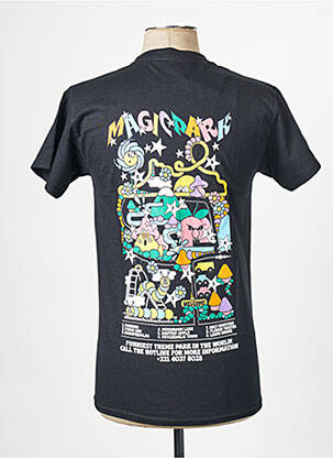 T-shirt noir RAVE homme
