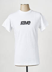 T-shirt blanc RAVE pour homme seconde vue