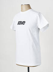 T-shirt blanc RAVE pour homme seconde vue