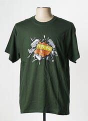 T-shirt vert RAVE pour homme seconde vue