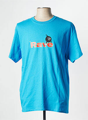 T-shirt bleu RAVE pour homme