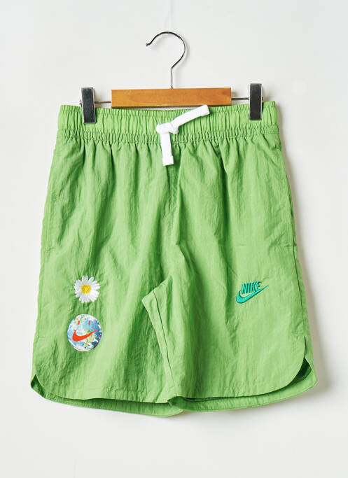 Short vert NIKE pour garçon