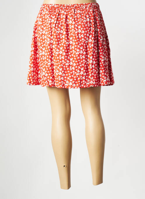 Mini-jupe orange BIZANCE pour femme